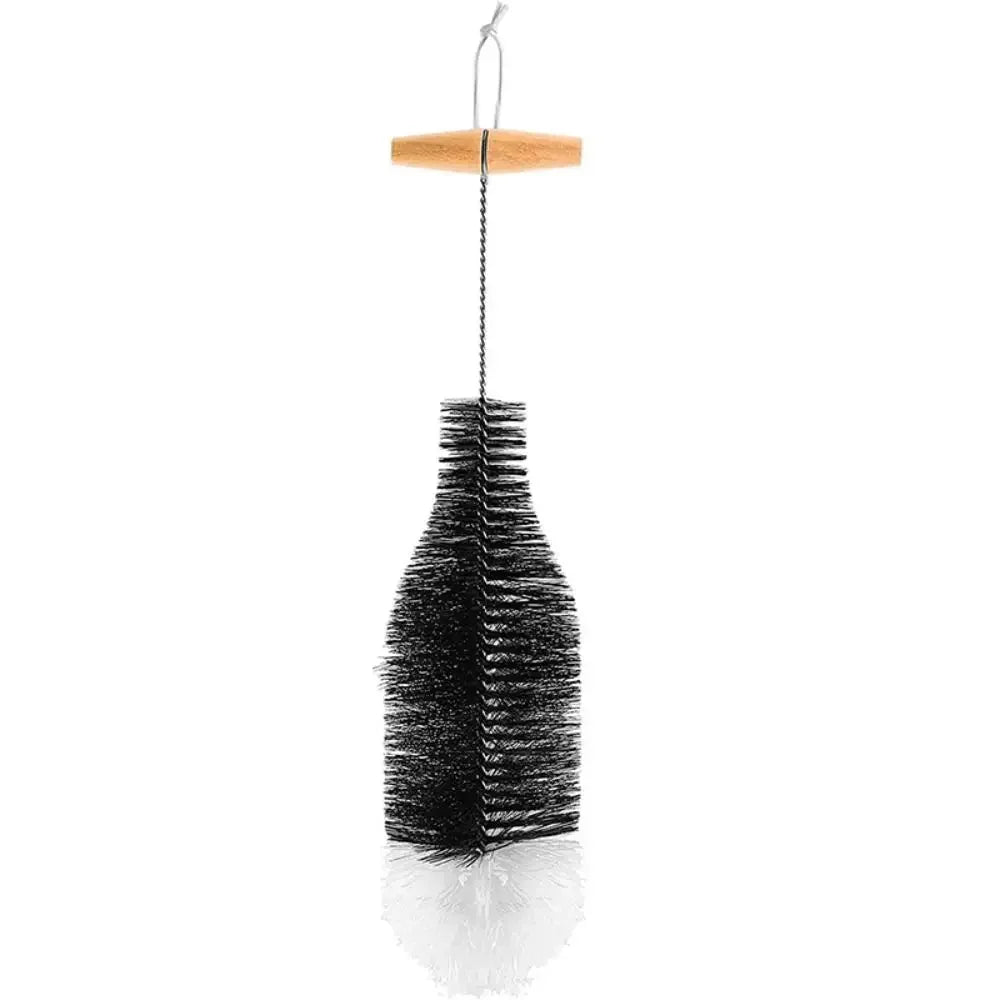 Drink Wineglass Bottle Cup Cleaning Soda Stream Bottle Brush With Beechwood Handle Glassware Jars Cleaner Kitchen Cleaning Tool