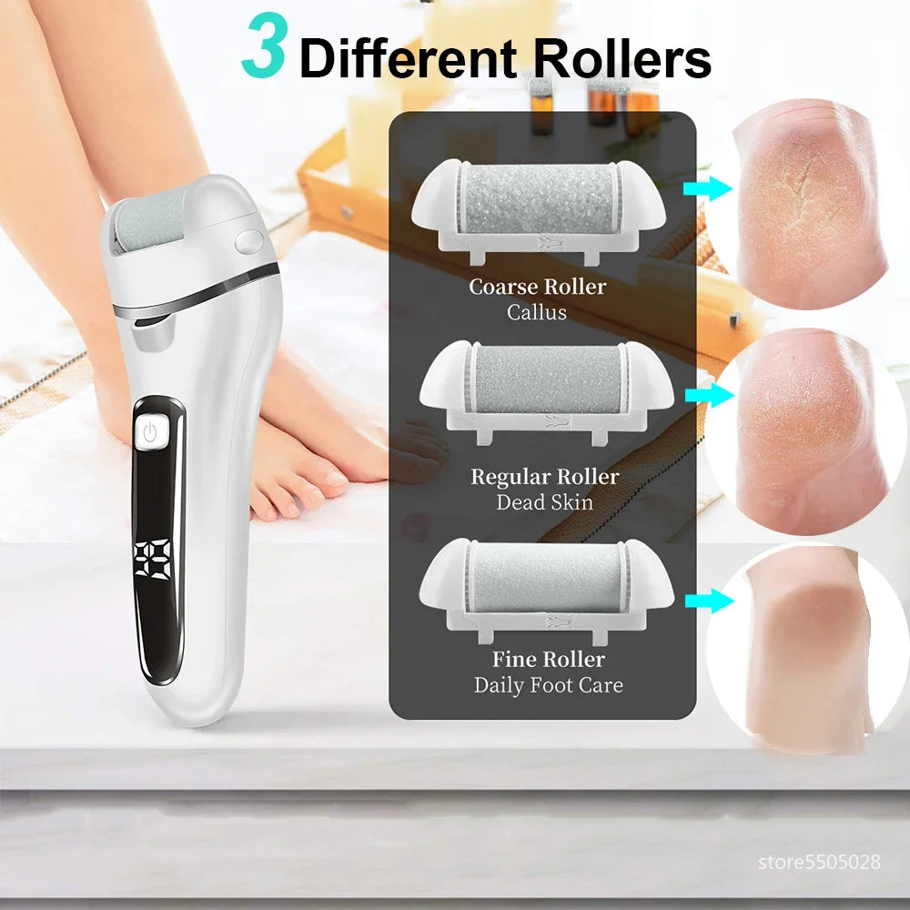 Ponceuse électrique pour pieds – 3 têtes ⚡🦶