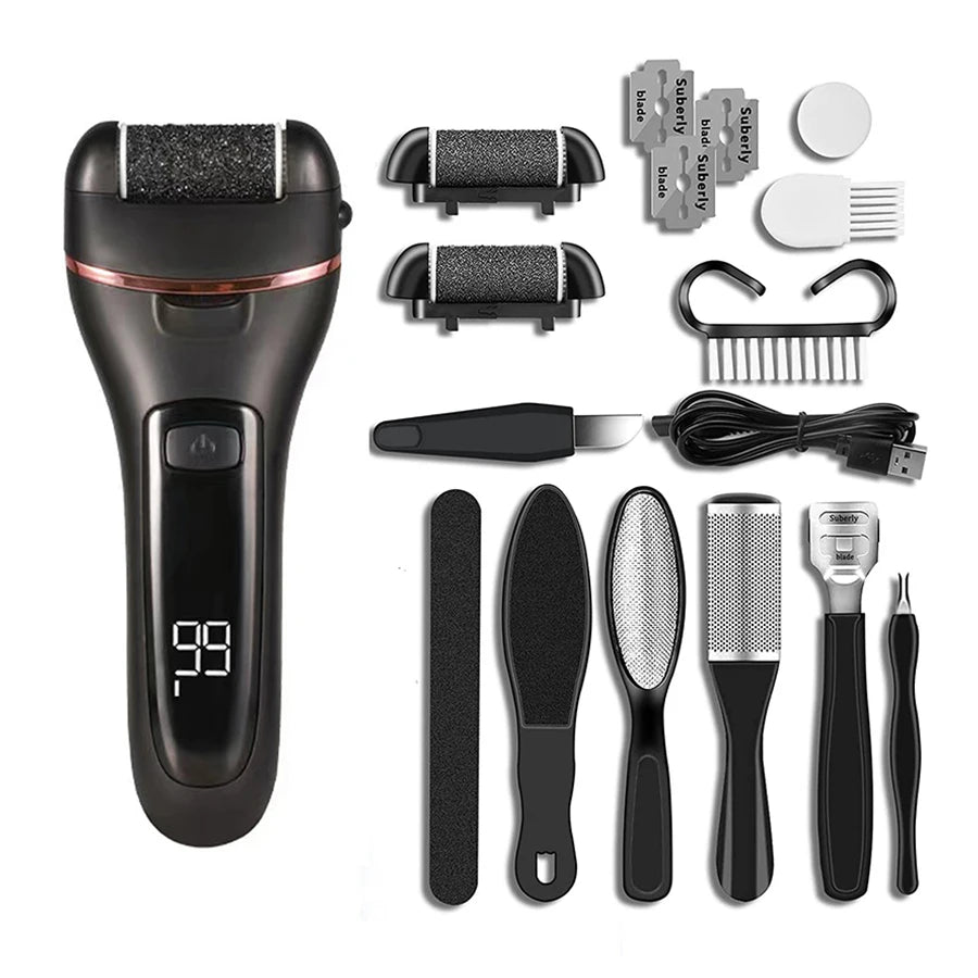 Ponceuse électrique pour pieds – 3 têtes ⚡🦶