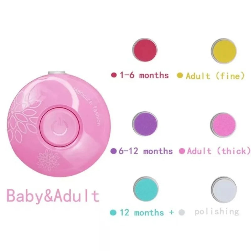 Tondeuse électrique bébé 💅 – Kit manucure pour nouveau-né ✅