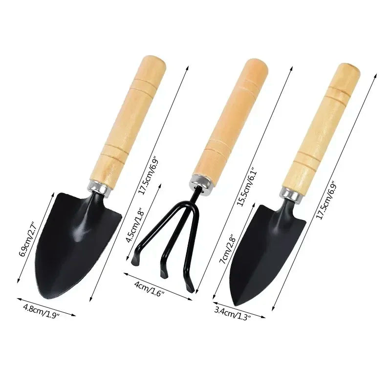 Kit de 3 mini outils de jardinage 🌿