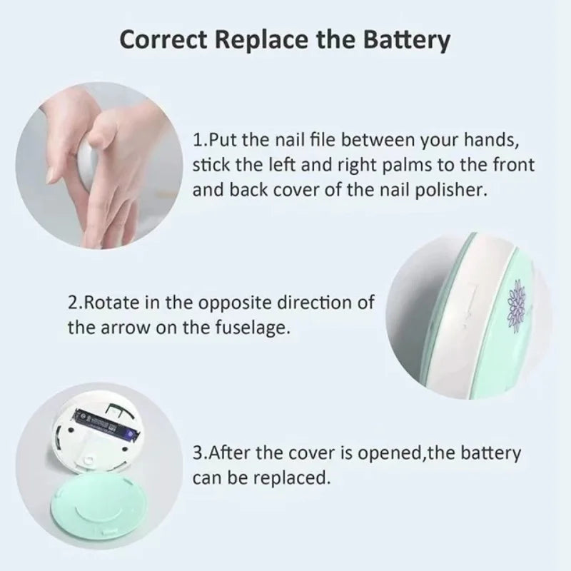 Tondeuse électrique bébé 💅 – Kit manucure pour nouveau-né ✅
