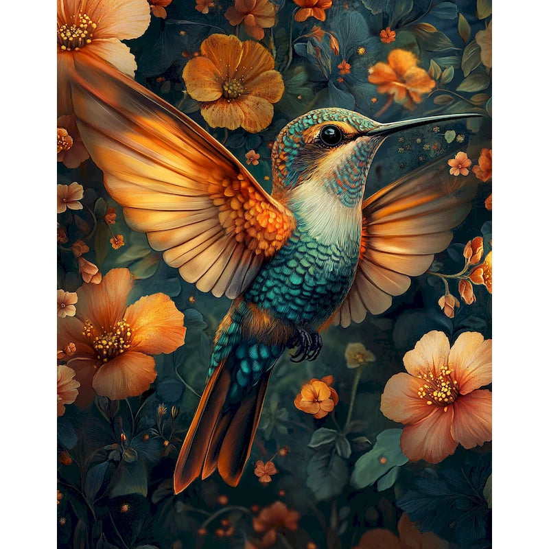 GATYZTORY Paint By Number Animals DIY Frame Coloring By Number Birds Drawing On Canvas For Adults Unique Gift Home Decoration