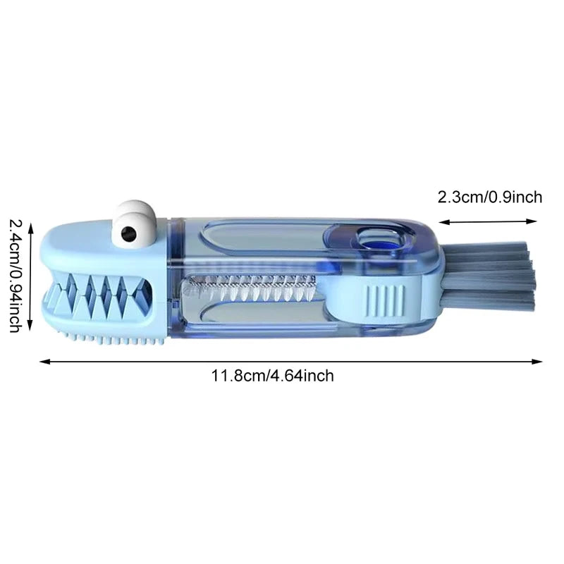 3 In 1 Multifunctional Cleaning Brush Tiny Bottle Cup Lid Detail Brush Straw Cleaner Tools Household Kitchen Cleaning Tools