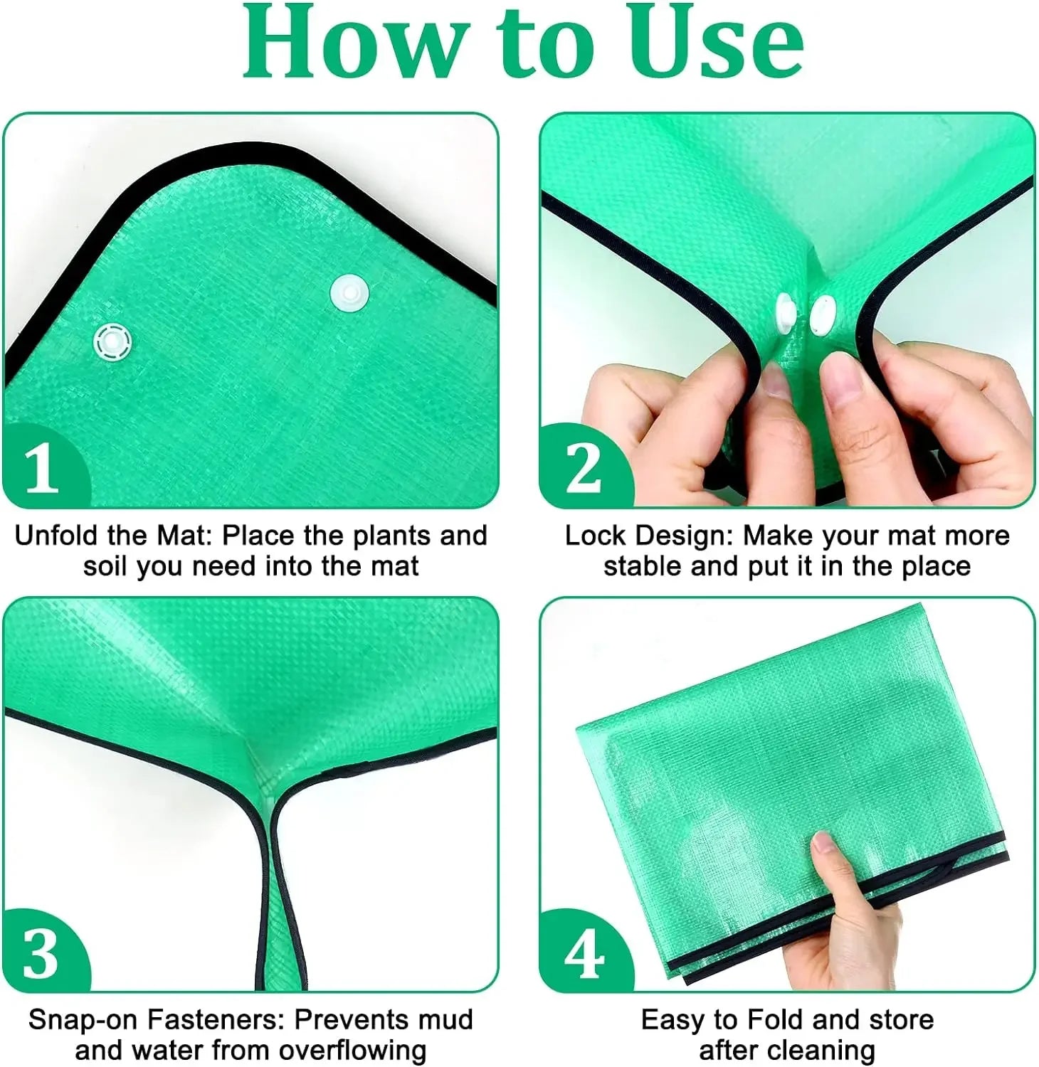 Tapis de rempotage imperméable 🌱