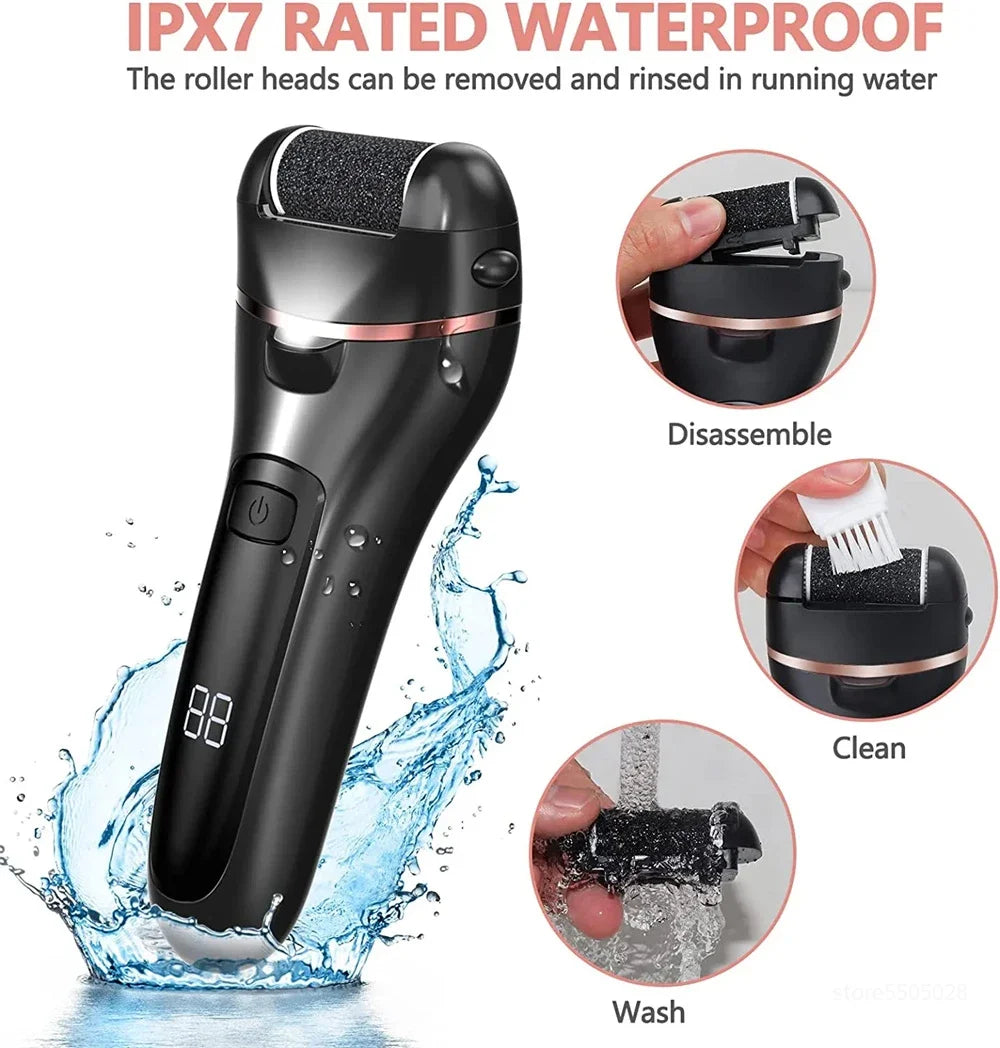 Ponceuse électrique pour pieds – 3 têtes ⚡🦶
