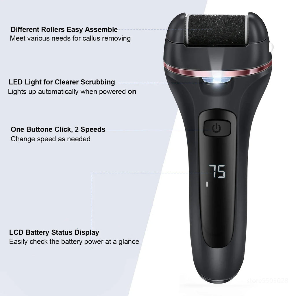 Ponceuse électrique pour pieds – 3 têtes ⚡🦶