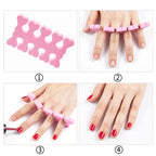 Séparateurs d’orteils et doigts – Kit manucure et pédicure 💅