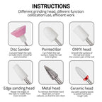 Perceuse à ongles 6-en-1 sans fil 💅