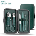 Kit manucure et pédicure 7/13/24 pcs ✂️ – Coupe-ongles et ciseaux inox ✅