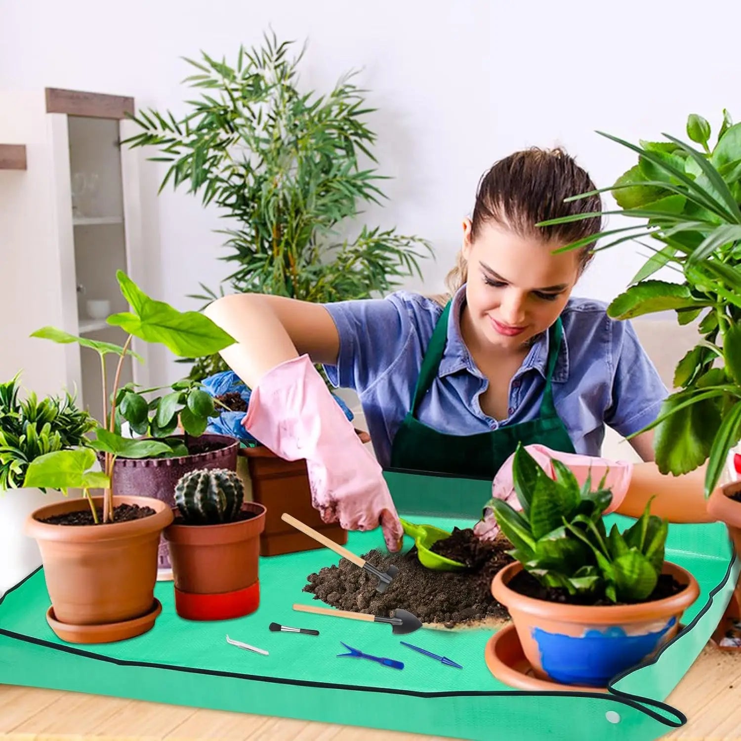 Tapis de rempotage imperméable 🌱