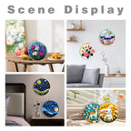 Needle Felting Kit For Beginner Wool Painting Kit DIY Felt Wool Needle Felt Set Tool Landscape Gift Picture For Home Decors