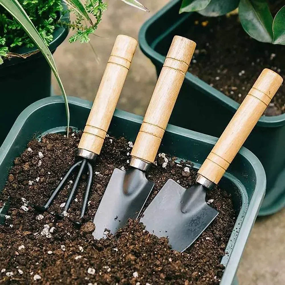Kit de 3 mini outils de jardinage 🌿