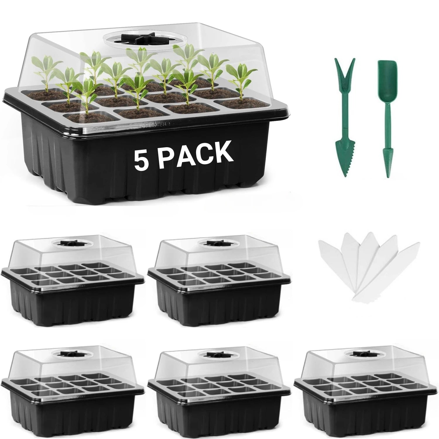 Lot de 10 plateaux à semis 🌱