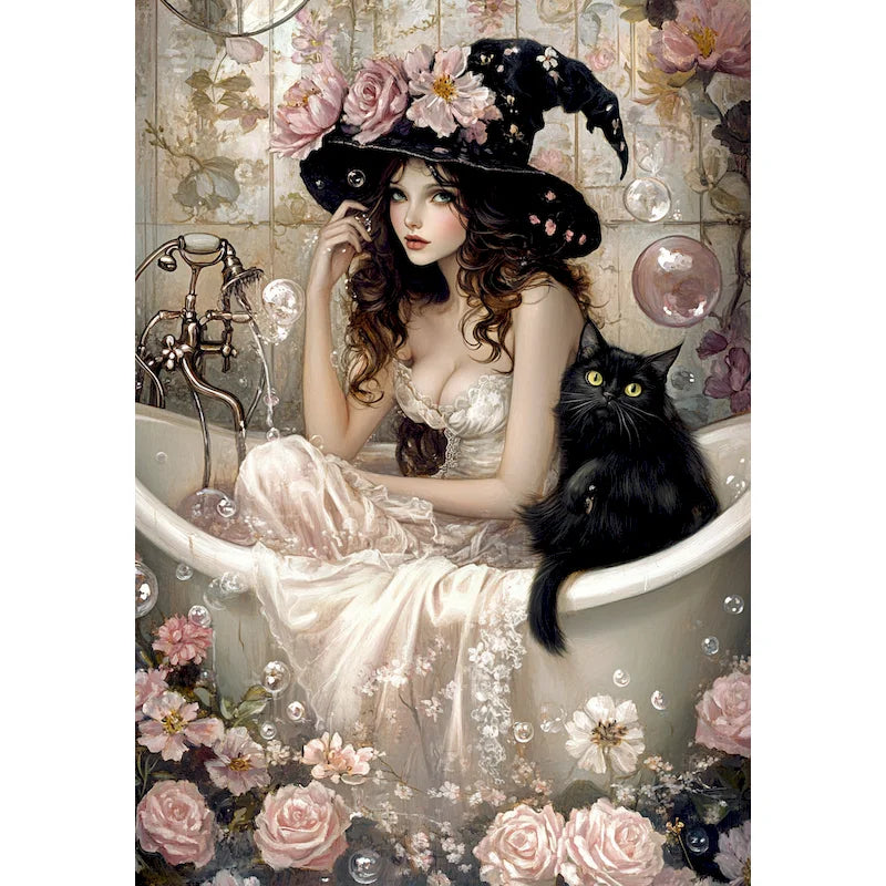 GATYZTORY Abstract Book Painting By Numbers 40x50cm Kits Flower Girl Drawing On Numbers For Adults Kill Time Diy Gift