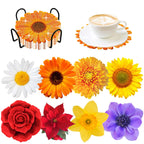 🌸 8Pcs – Diamond Painting – Bouquet de fleurs éclatantes