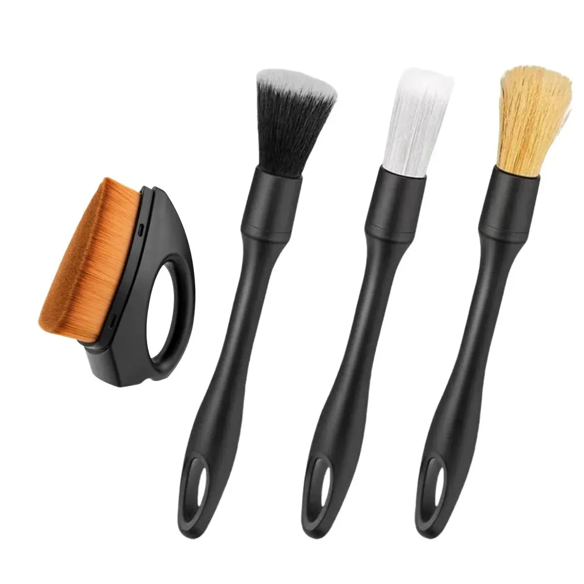 4-5PCS Car Detailing Brush Set Air Conditioning Vent Clean Crevice Sweep Dust Duster Auto Interior with Brush Car Wash Tool Set