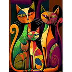 GATYZTORY Diy Painting By Numbers Kits For Adults Abstract Figure Marker By Numbers Handpainted Kits For Personalized Gift