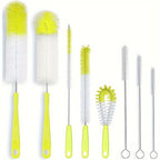 8 Boxed Wine Bottle Cleaning Brush Set - Long Handled Black Bottle Cleaner for Cleaning Narrow Wine/beer Bottles/thermos/jugs/sp