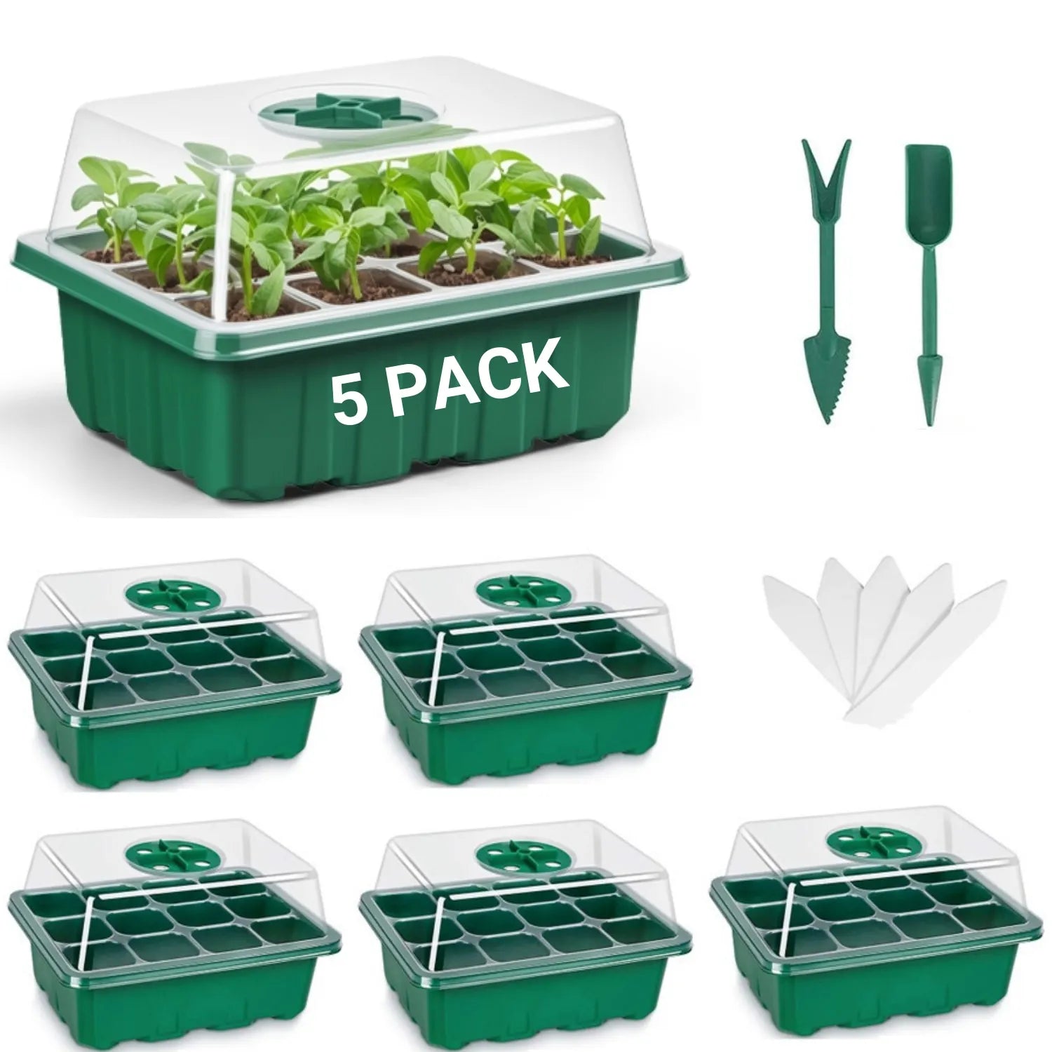 Lot de 10 plateaux à semis 🌱