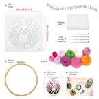 Needle Felting Kit For Beginner Wool Painting Kit DIY Felt Wool Needle Felt Set Tool Landscape Gift Picture For Home Decors