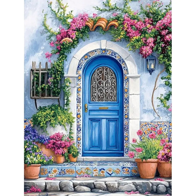 GATYZTORY Acrylic Paint By Numbers For Adults City Landscape HandPainted Painting By Numbers Unique Gift Home Decor
