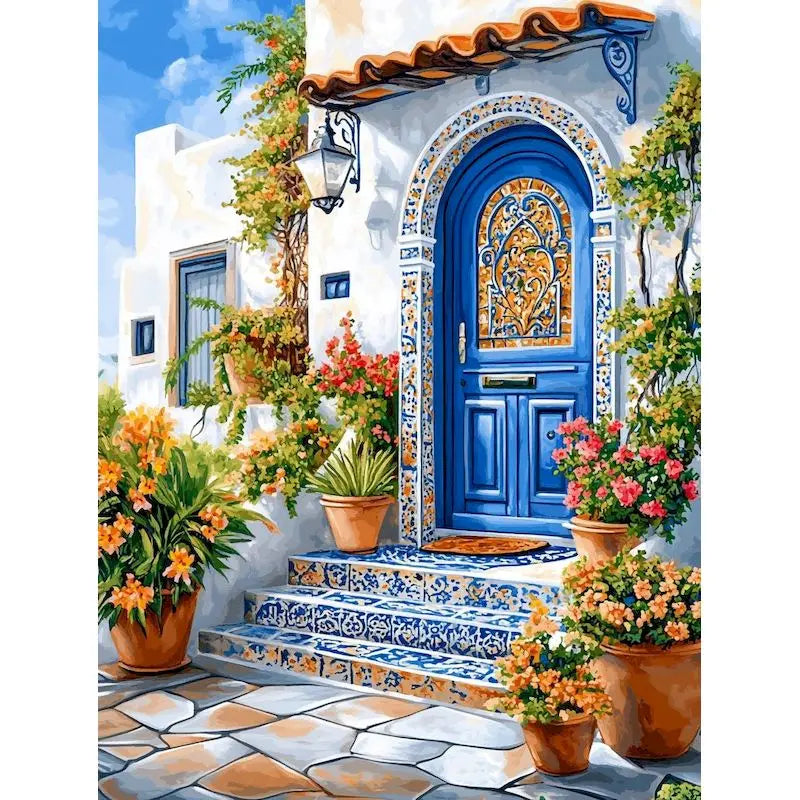 GATYZTORY Acrylic Paint By Numbers For Adults City Landscape HandPainted Painting By Numbers Unique Gift Home Decor