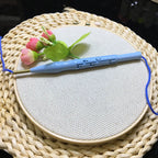 ❄️ Kit de broderie Punch Needle – Ours polaire hivernal