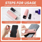 2 in 1 Screen Cleaner Spray Bottle Computer Cellphone Screen Cleaner with Microfiber Cloth Set Cleaning Tools Cleaning Supplies